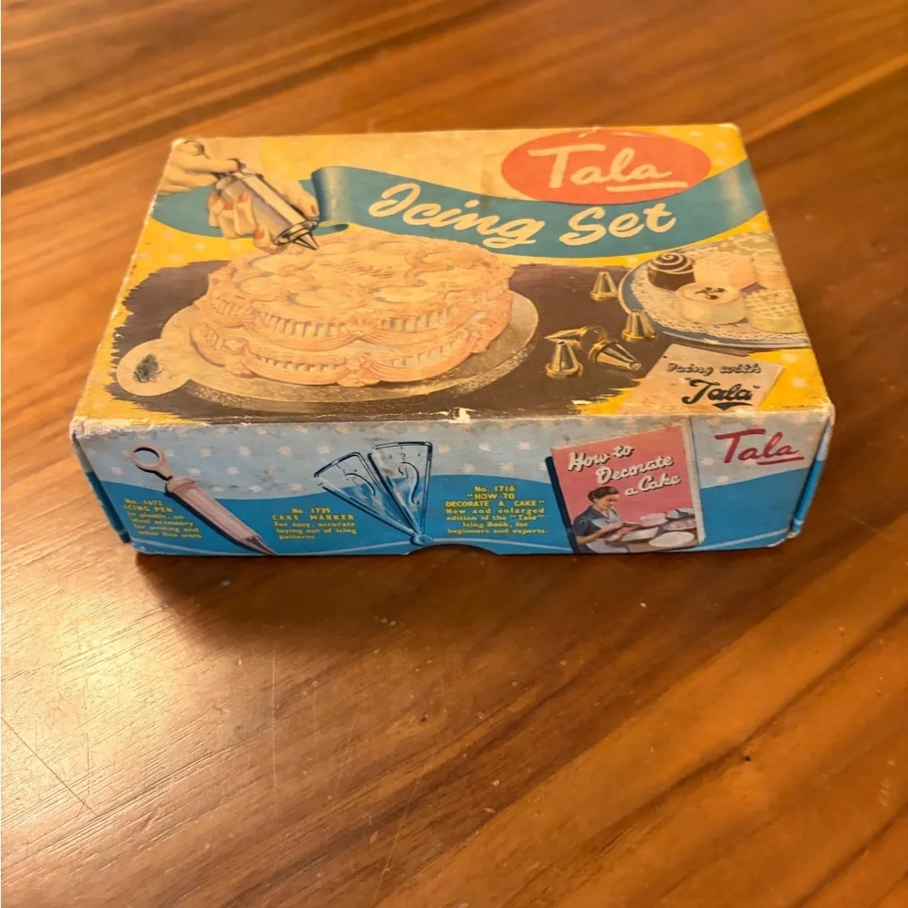 Vintage Tala Icing Set Complete Original Box Cake Cupcake Decorating Kit